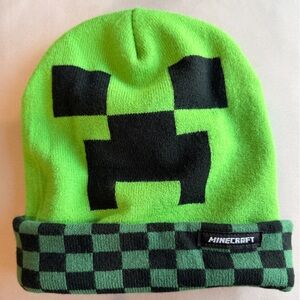 Minecraft Green and Black Kids Beanie